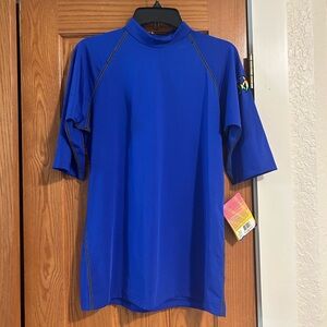 Blue Men's Swim Shirt